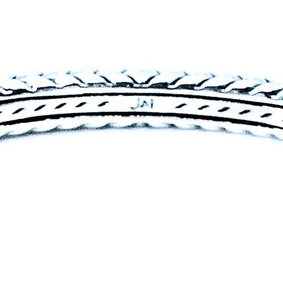 John Hardy JAI Onyx + White Topaz Deco Collection Sterling Silver Bracelet-AVG - Picture 8 of 12